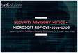 Vulnerabilidade do Microsoft RDP 2019 CVE